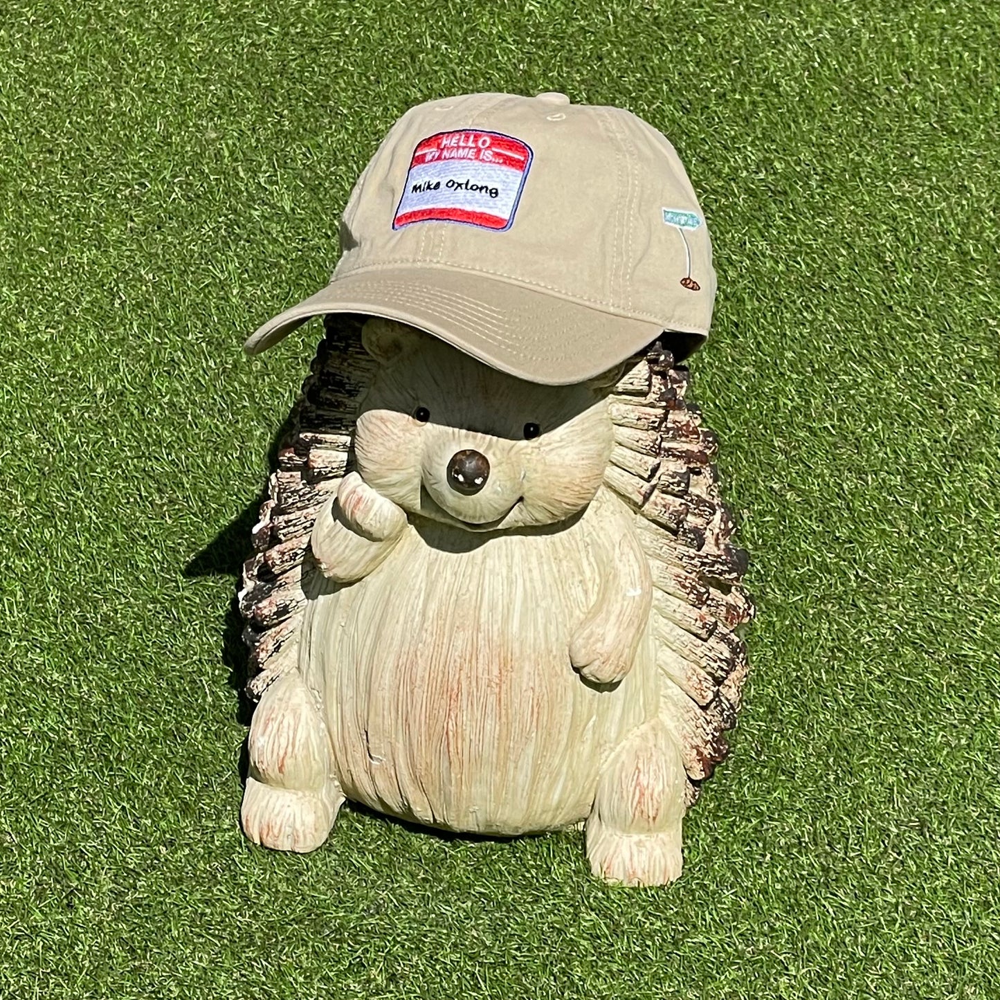 Mike Oxlong Embroidered Cap - Beige