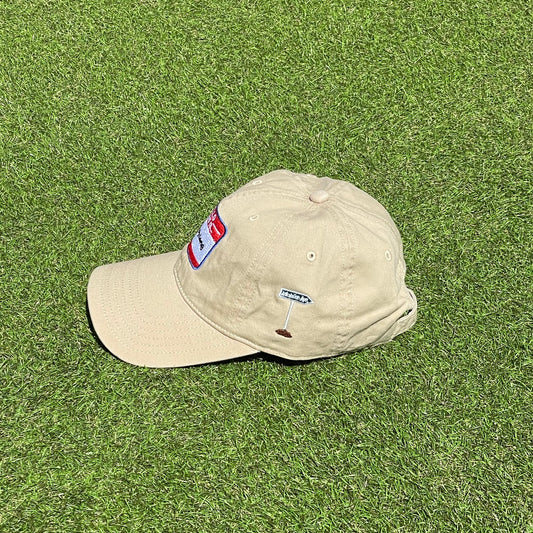 Mike Oxlong Embroidered Cap - Beige