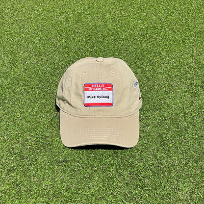 Mike Oxlong Embroidered Cap - Beige